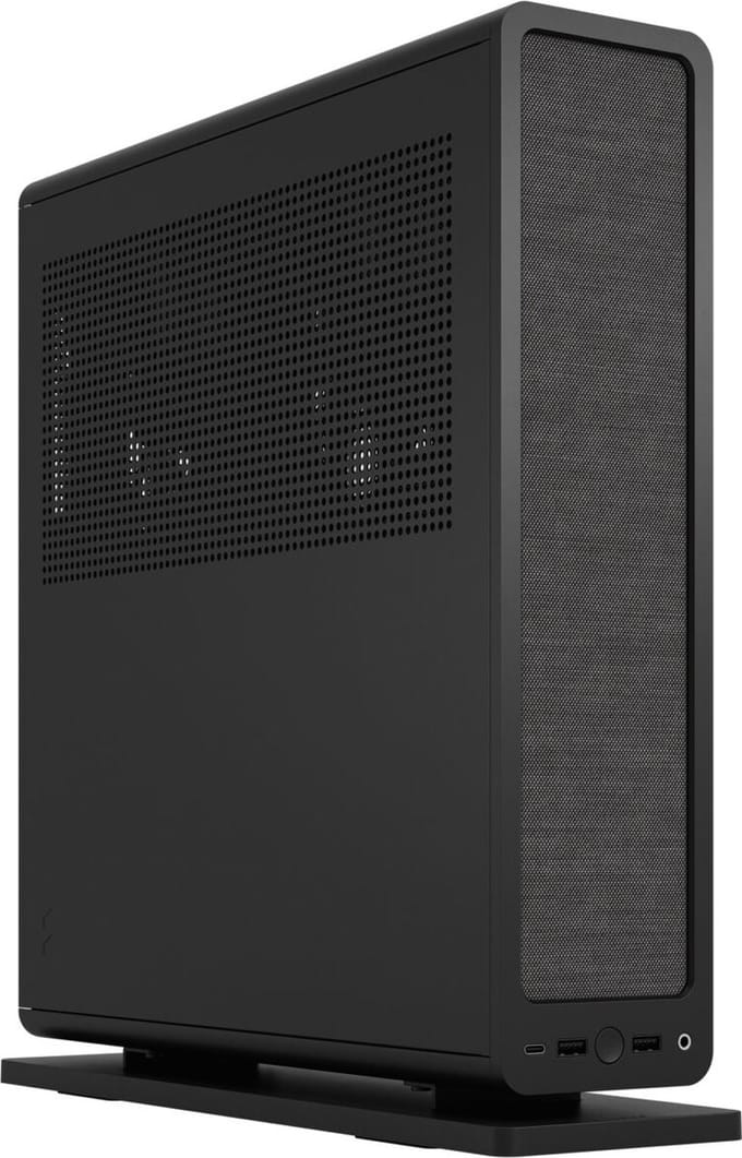 Fractal Design Ridge - PCI-E 4.0 - Black - Case - Desktop slimline - Zwart