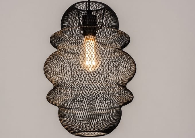 Lumidora Hanglamp 74181 - NOUD - E27 - Zwart - Metaal - ⌀ 27 cm