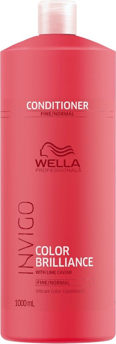 Conditioner voor Droog Haar Wella Invigo Color Brilliance 1 L