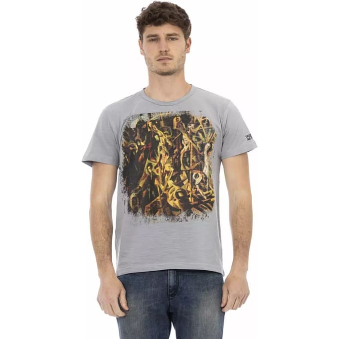 Kunstafdruk T-shirt Casual Stijl