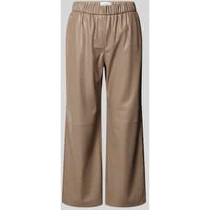 Vrouwelijke nep leren broek COMMA