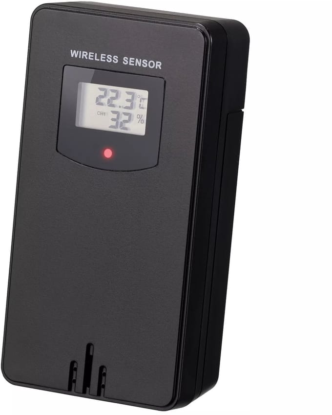 Bresser Weerstation - Thermo,- Hygrosensor - Geen basisstation meegeleverd - Zwart