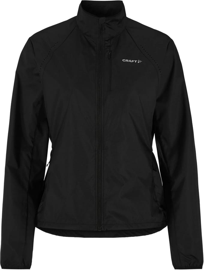 CRAFT ESSENCE WIND JACKET 2 W Dames Sportvest - Zwart
