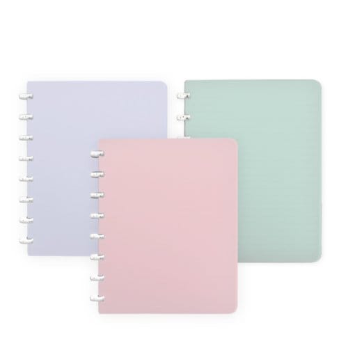 Soho pastel ringschrift pp a5, gelinieerd, assorti