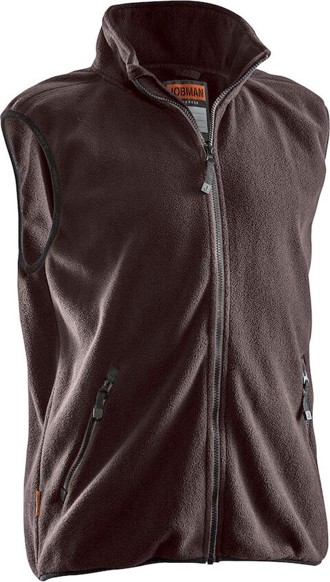 Jobman 7501 Fleece Vest 65750175 - Bruin - L