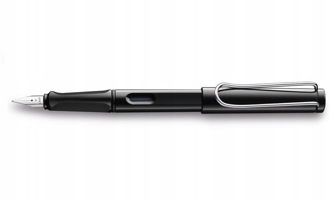 Lamy Safari Vulpen Zwart M - Ergonomisch en Tijdloos Design