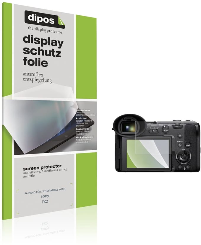 dipos – 4x Matte Beschermfolie geschikt voor Sony FX2 | Krasbestendige & antireflecterende Screenprotector Ultra-Thin