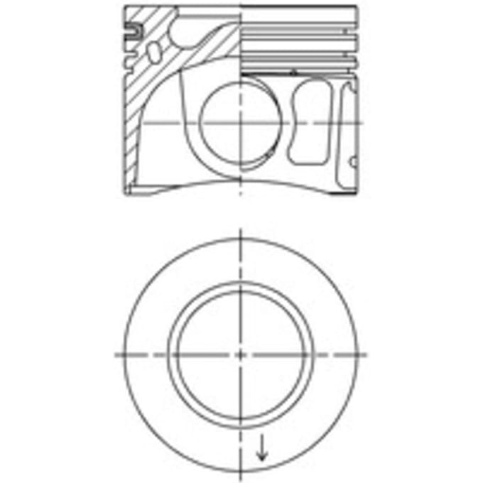 Zuiger KOLBENSCHMIDT 41 252 620
