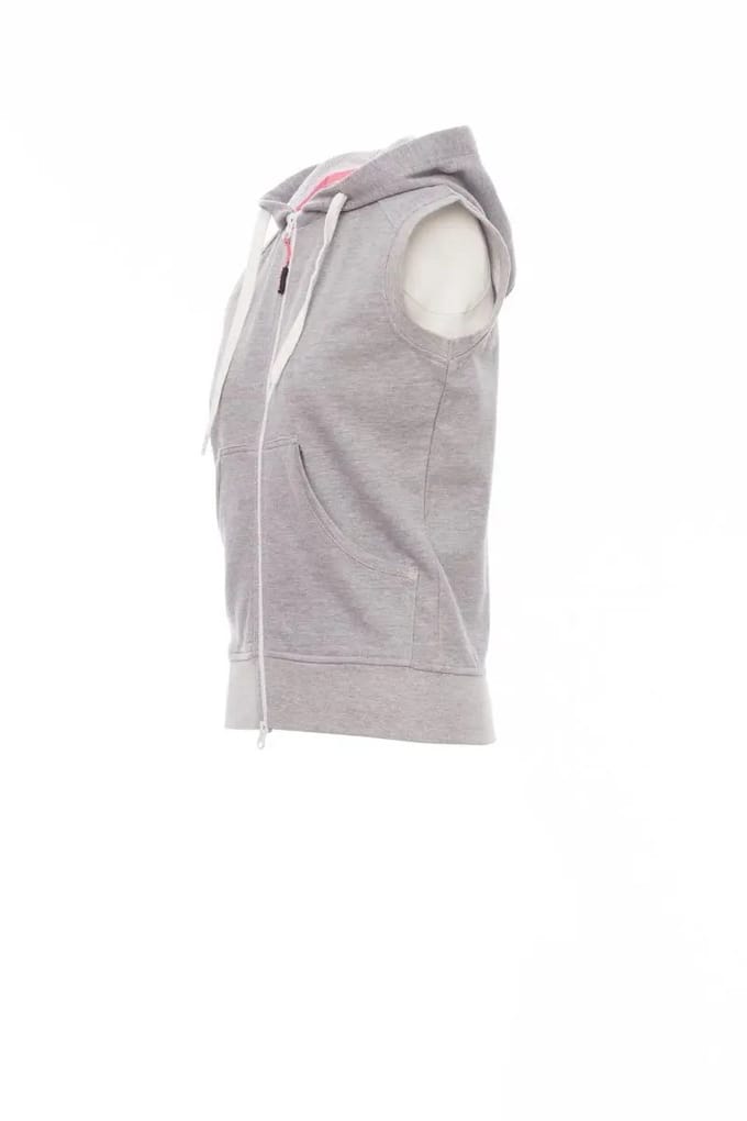 Mouwloos sweatshirt met capuchon voor dames Payper Wear Boxer+Lady Melange
