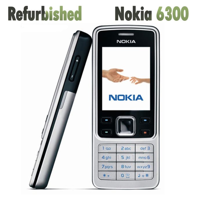 Gereviseerde originele Nokia 6300 ontgrendelde mobiele telefoon simple set goud