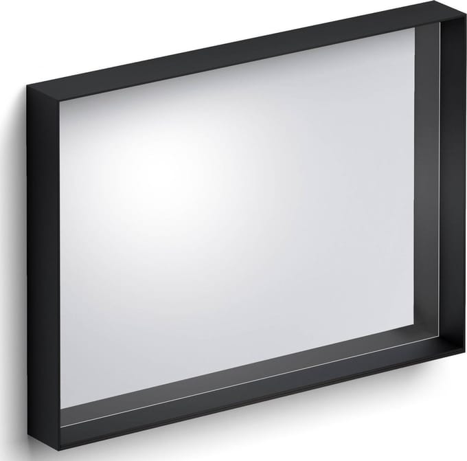 Clou Look at Me spiegel, 70cm, met omlijsting, mat zwart