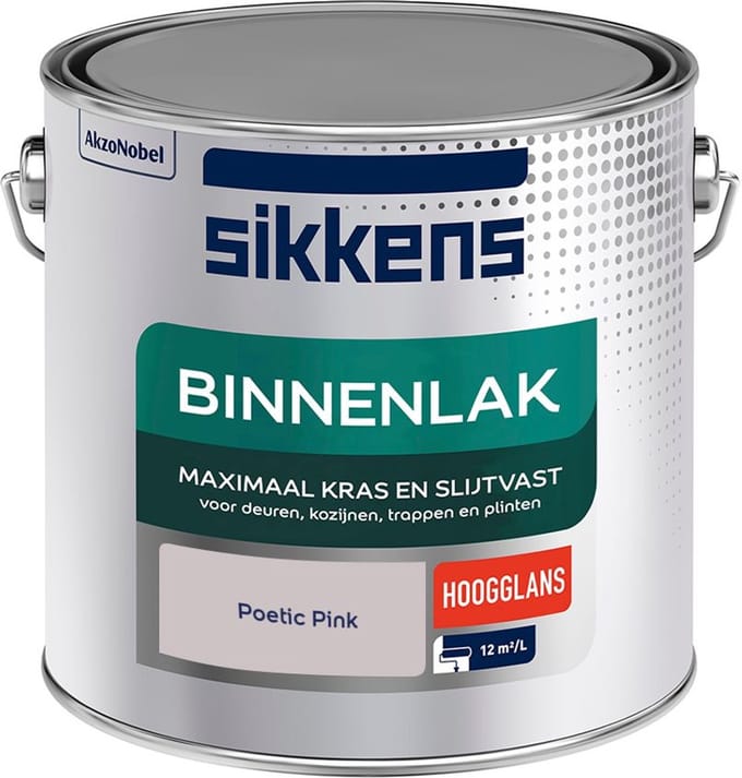 Sikkens - Binnenlak Hoogglans - Poetic Pink - Mengverf - 2,5 L