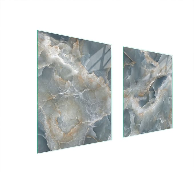 TMK ArtDeko - Snijplank - 85x52 cm - Protectieplaat - Marmereffect