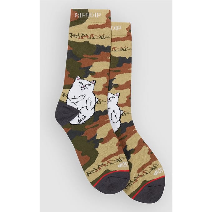 RIPNDIP Lord Nermal Street Socks camouflage