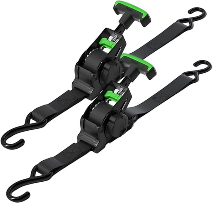 Spanbanden Ratel - Zware Last - Vervoer Beveiligen - Hoge Spanning - 330 cm - Groen