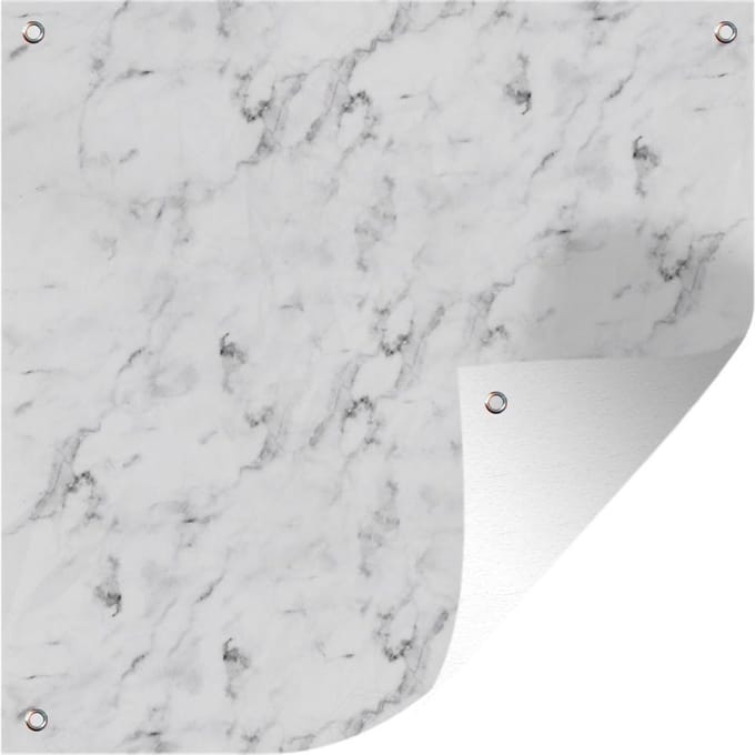 Tuindoek Marmer - Patroon - Grijs - 100x100 cm