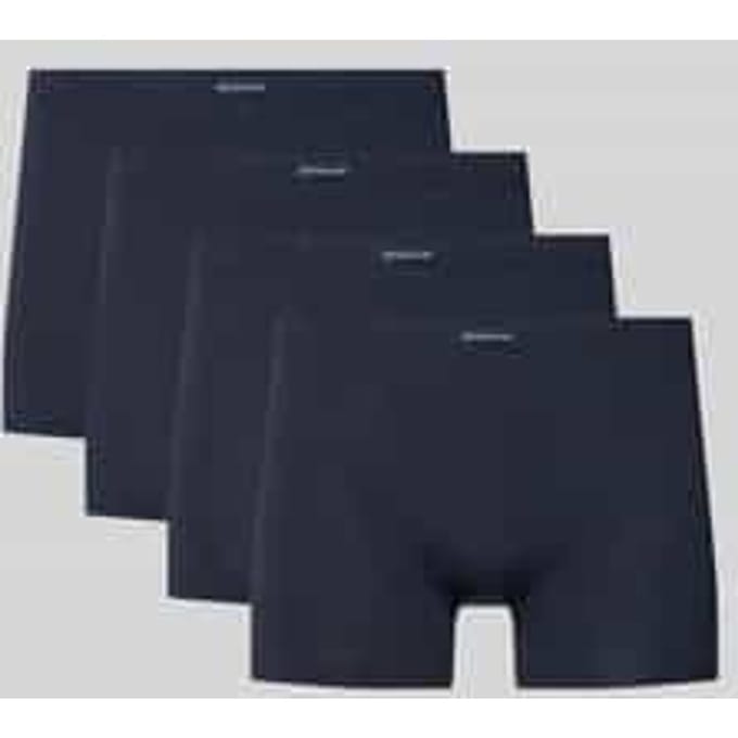 Tom Tailor - Korte boxershorts in een set van 4 - Maat M/5 - blue-dark-solid
