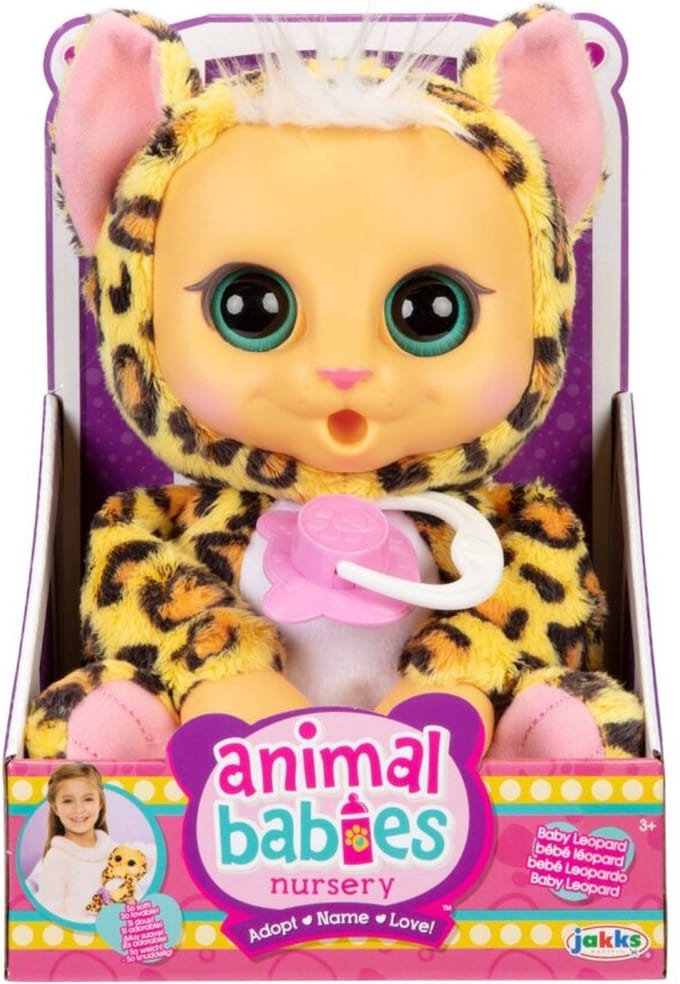 Jakks Animal Babies Luipaard + Geluid