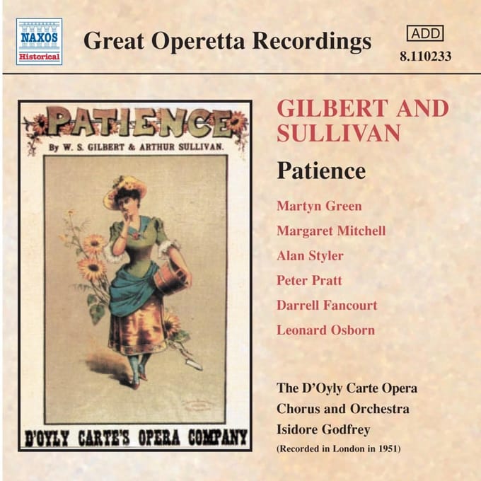 The D'Oyly Carte Opera Chorus And Orchestra, Isidore Godfrey - Patience (CD)