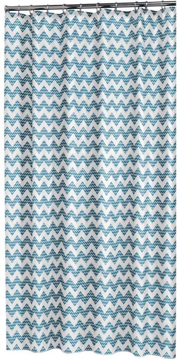 Sealskin Motif Douchegordijn 180x200 cm - Polyester - Petrol