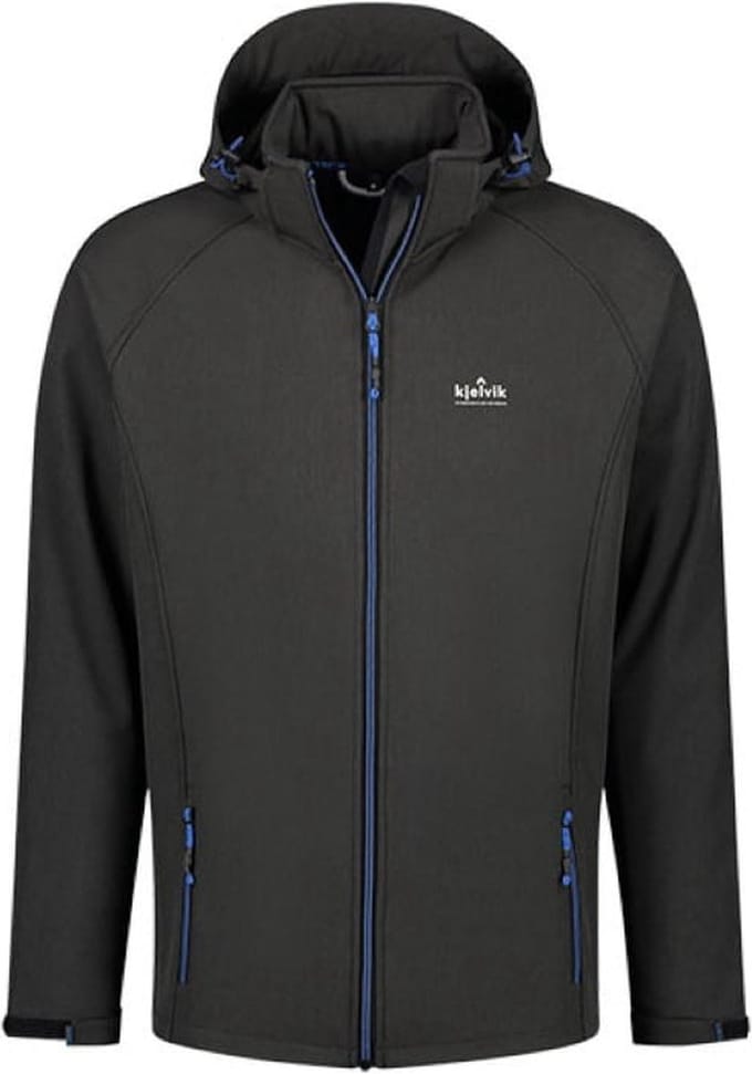 Kjelvik Pelle zwart softshell heren jas S
