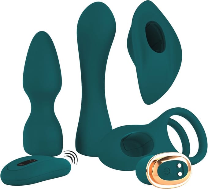 Couples Choice Rc Mini Vibrator met 4 Standen Vibrator Groen