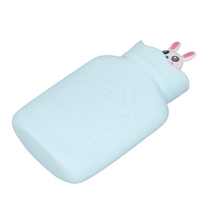 Warmwaterzak Siliconen Veilig Schattig Ontwerp Magnetronverwarming Draagbare Warmwaterfles roze
