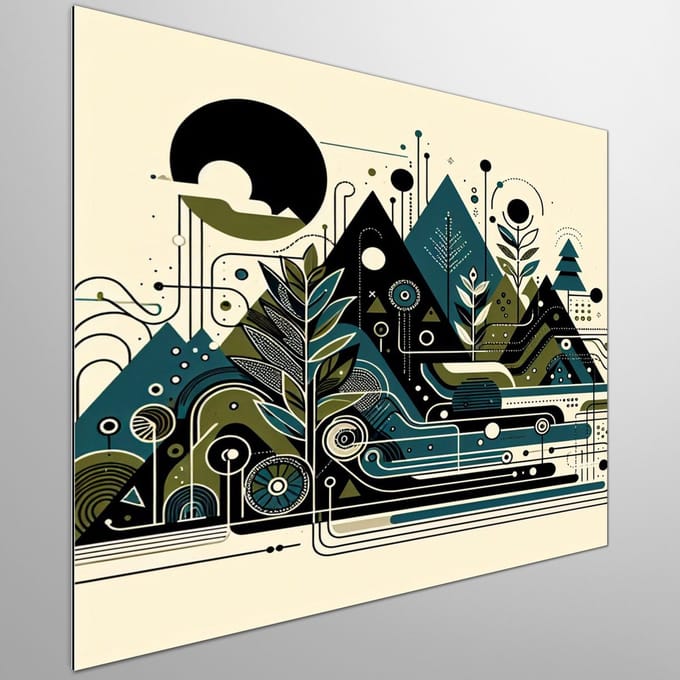 Kunstprint | Wanddecoratie | Dibond | 40 × 40 cm