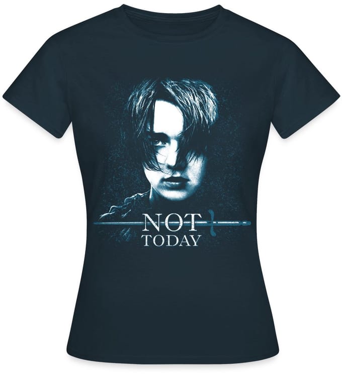 Game Of Thrones Arya Stark Not Today Citaat T-Shirt Dames