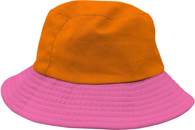 Folat - Vissershoed Colorblock Oranje/Roze