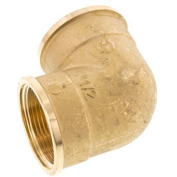 G 1 1/2'' Messing L-Fitting 90graden 16 Bar - FL2E-F-B-112G