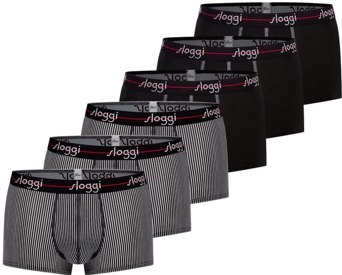 sloggi Heren hipster short / pant 6 pack Start
