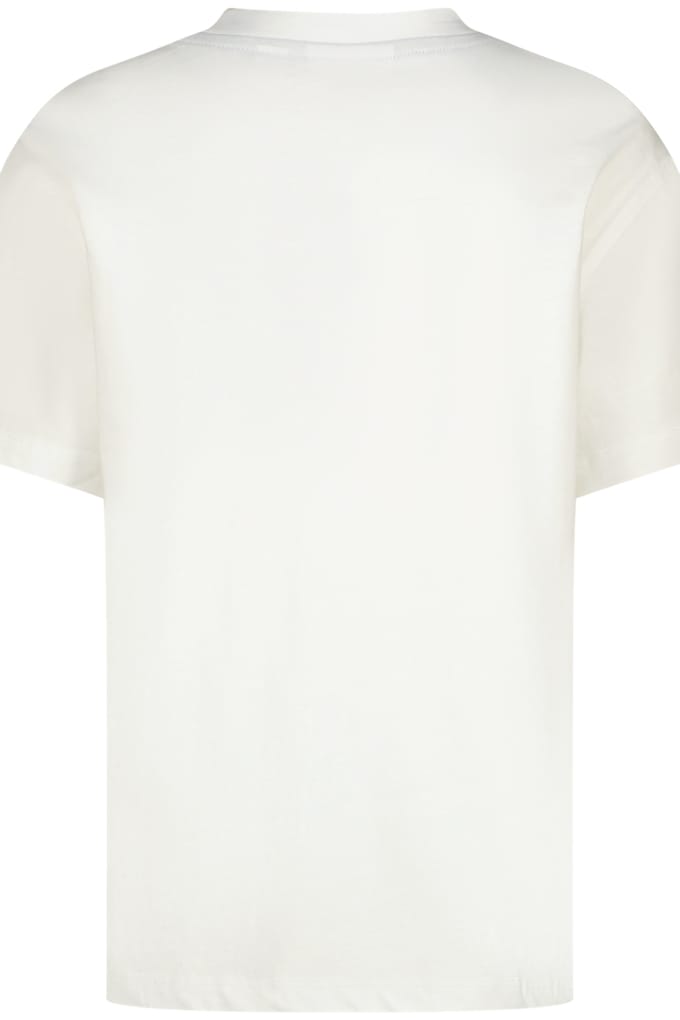 Vingino Basic-oversized Real White Maat: 2 | T-Shirts Outlet | Unisex | Wit