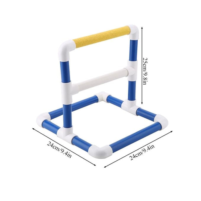 Support Perchoir Perroquet Râtelier Centre de Jeu Oiseau Plateau Jouet Entraînement (Frotter) white