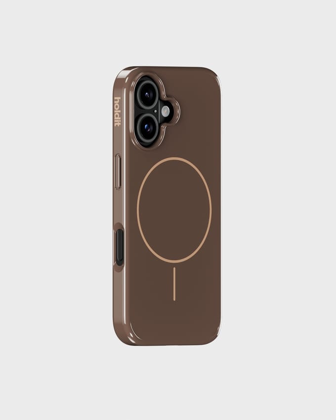 Phone Case Mono Chocolate/Beige iPhone 16
