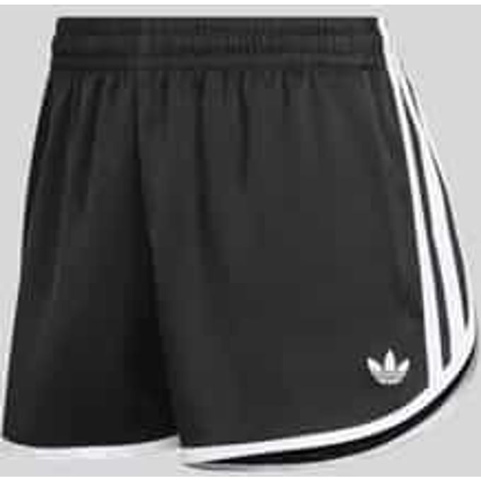Adidas 3 stripes Korte Broeken Dames - Zwart - Maat XL (46-48) - Poly Mesh