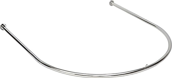 Paskamer C-model Chrome/Used look (frame zonder gordijnen)