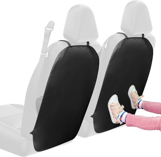Famanu - Autostoelbescherming 600D-stof, dik gewatteerd, waterdicht en antislip