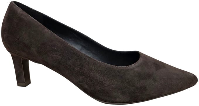 Peter Kaiser 9-9-72403-46 342 Pumps Donker Bruin Suede Dames - Donker Bruin - 39