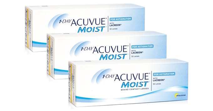 1-DAY Acuvue Moist for Astigmatism (90 lenzen)