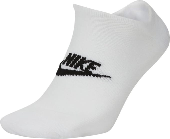 Nike Sokken (regular) - Maat 38-42 - Unisex - wit - zwart