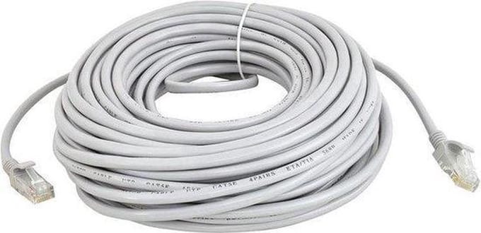 ValeDelucs Internetkabel 15 meter - CAT6 UTP Ethernet kabel RJ45 - Patchkabel LAN Cable Netwerkkabel - Lichtgrijs