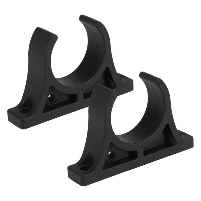 Pak van 4 Kajak Peddel Clips Plastic Peddel Roeispaan Houder Clips Keeper voor Kajak Kano Roeiboot black