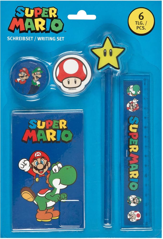 Schrijfset Super Mario - 6dlg.