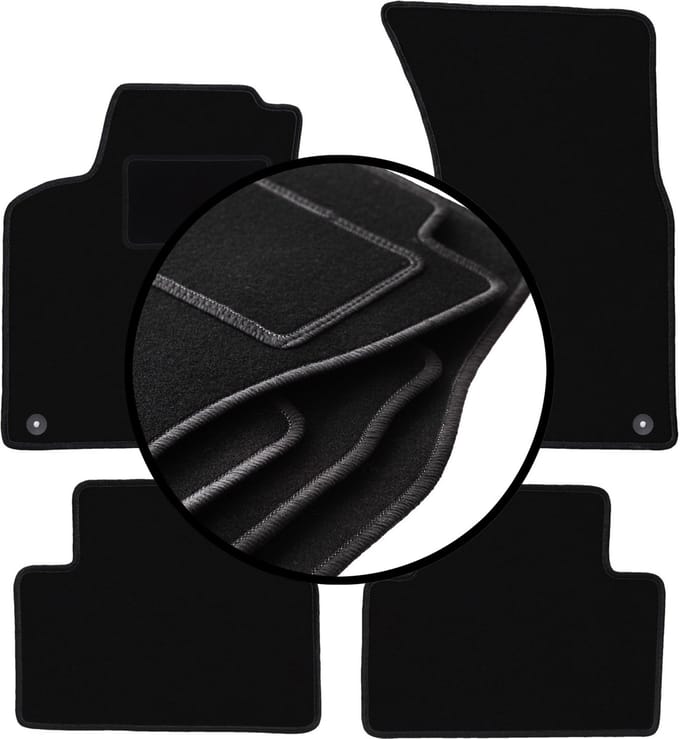 Set veloursmatten voor: Porsche Macan SUV (2013-)