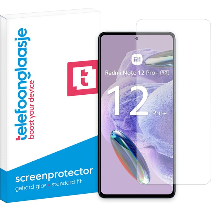 Xiaomi Redmi Note 12 Pro+ 5G screenprotector gehard glas