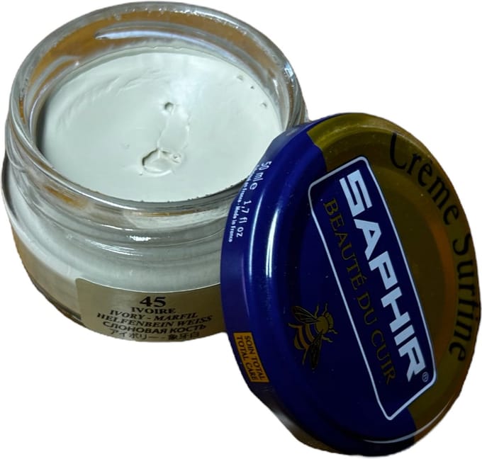 Saphir Creme Surfine (schoenpoets) Ivoor