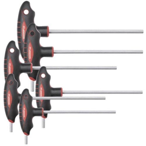 Gedore RED – R38672006 – Schroevendraaierset met 2C-T-greep – 6 delig