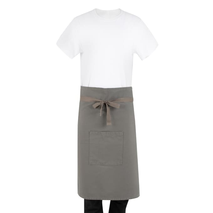 Khaki Southside Cotton Canvas Bistro Schort