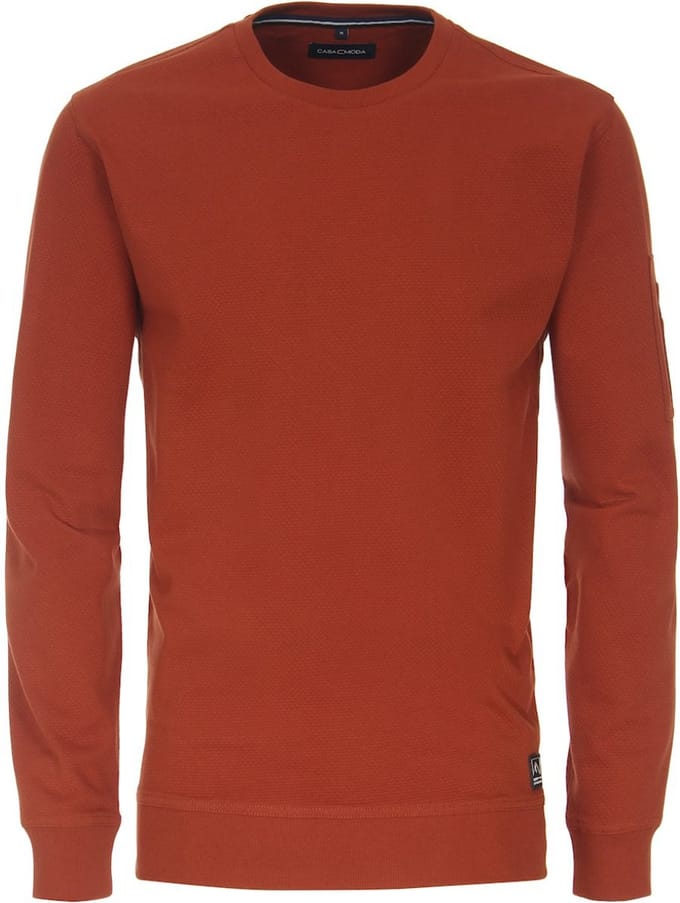 Casa Moda Sweatshirt Katoen En Elasthan Ronde Hals Trui - L